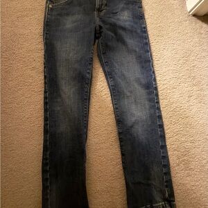 Boys wrangler retro slim straight Dark Blue Denim Jeans